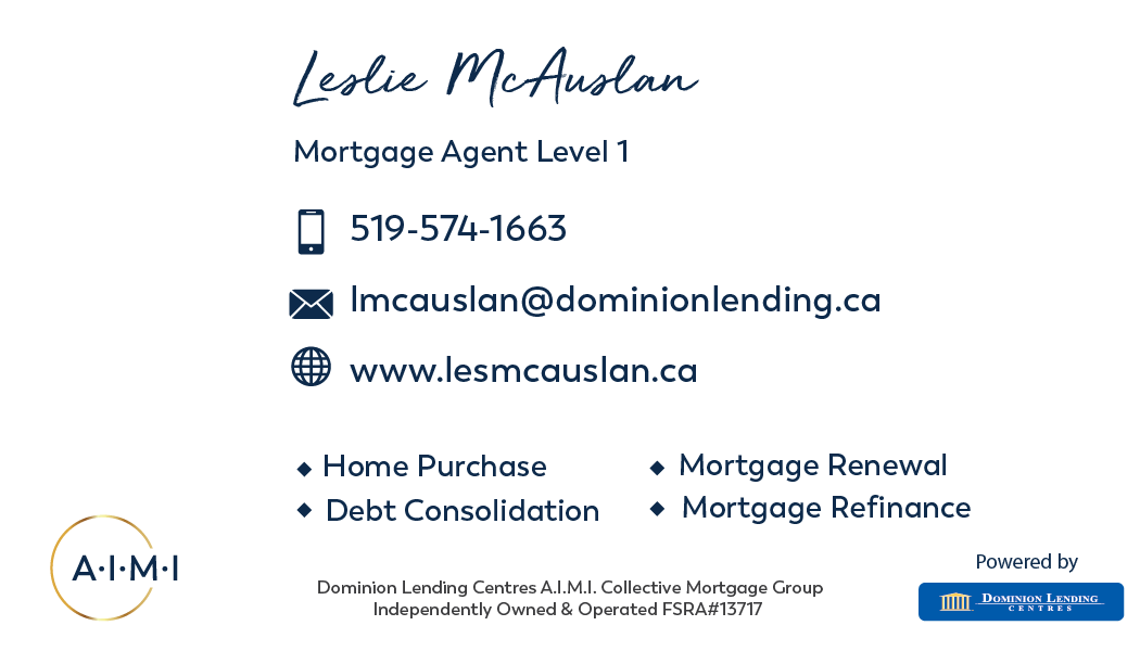 Leslie McAuslan - Dominion Lending